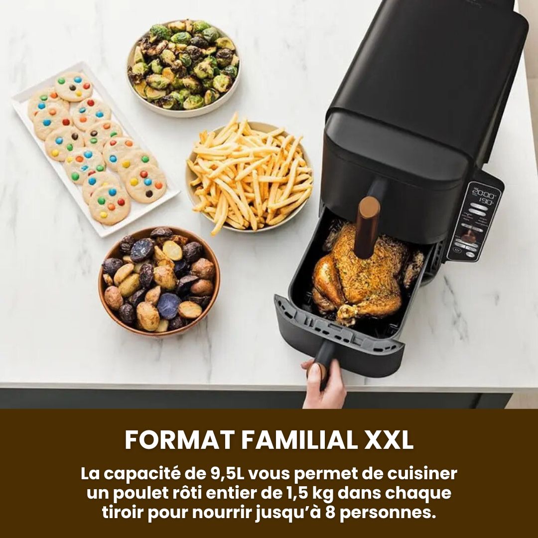 FriChef® - Friteuse à air 9.5L XXL